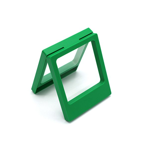 透明懸浮塑料綠色展示盒_1
